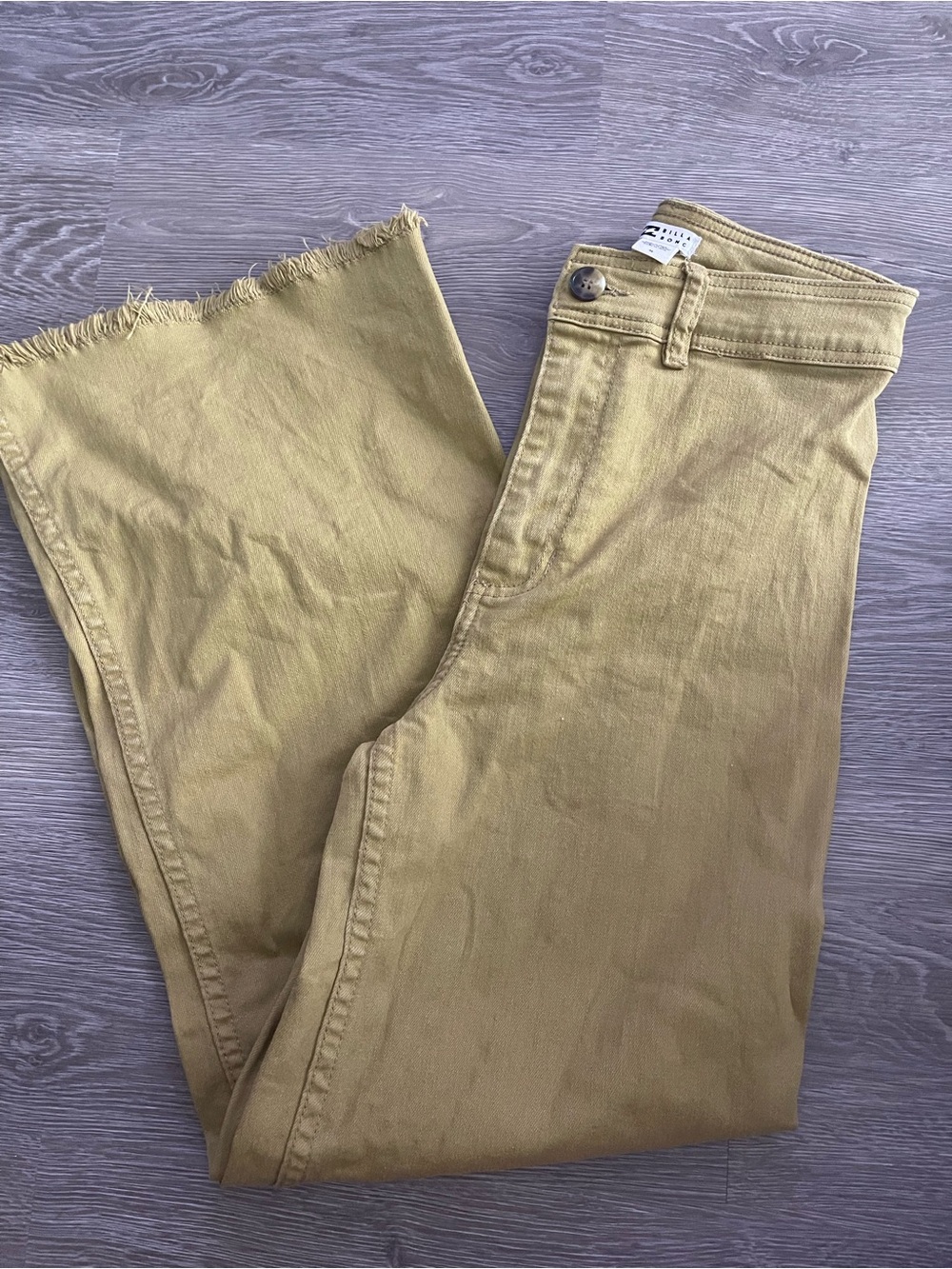 Billabong Olive-Green High-Rise Jeans